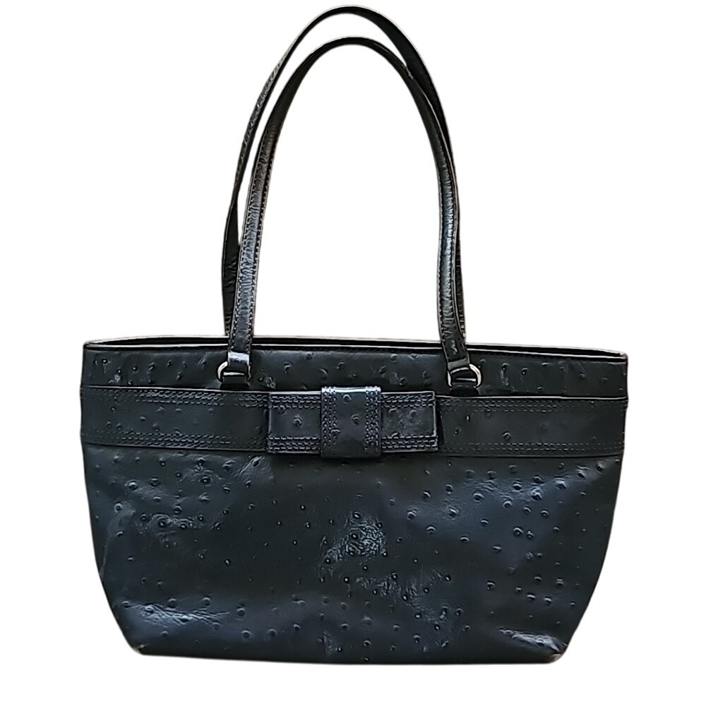 Kate Spade swiss dot blue cow leather purse
